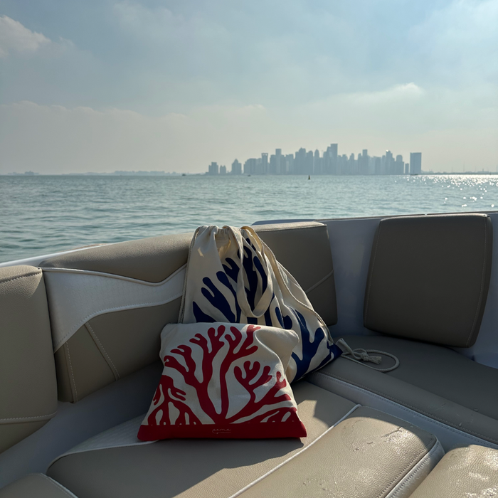 Organic Corals Cotton Tote Bag