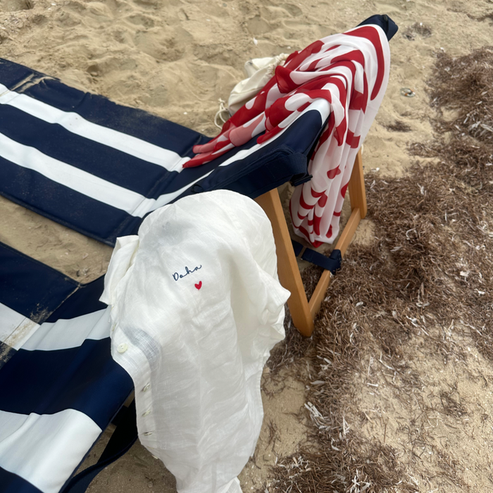 Unisex Linen Shirt - White