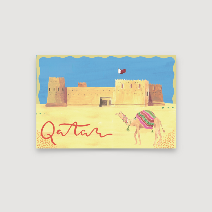 natural stone fridge magnet from Qatar