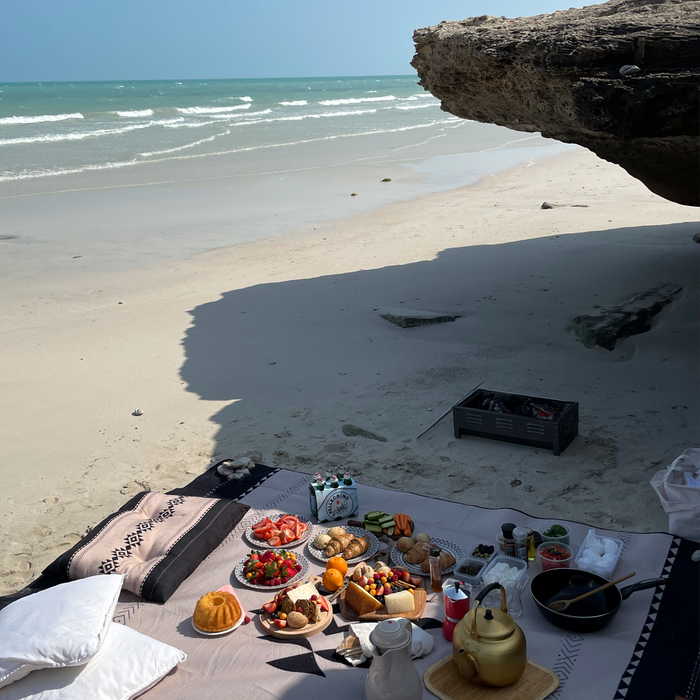 Sadu Fleece Rug & Cushion (Bundle Set)