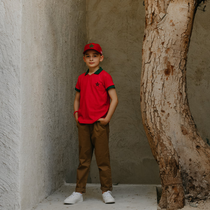 Morocco T-shirt - Red (Kids)