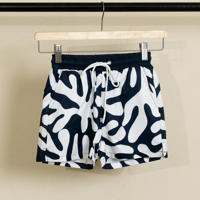 Coral Kids Swim Shorts - Red