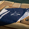 Dual-Sided Beach Towel Navy blue