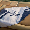 Dual-Sided Beach Towel Navy blue