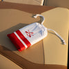 Dual-Sided Beach Towel Red pouch