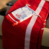 Dual-Sided Beach Towel Red with pouch