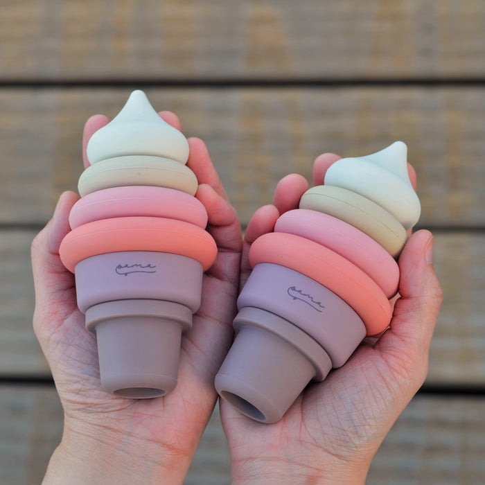 Stackable Silicone Ice Cream Toy