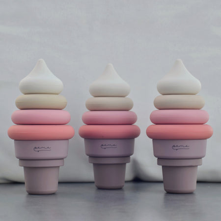 Stackable Silicone Ice Cream Toy