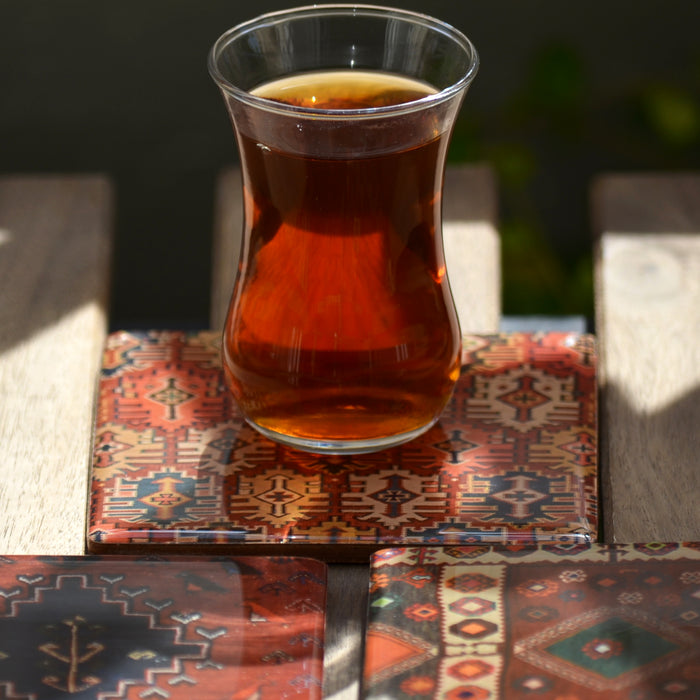 Coasters Set - Persian Red Carpet