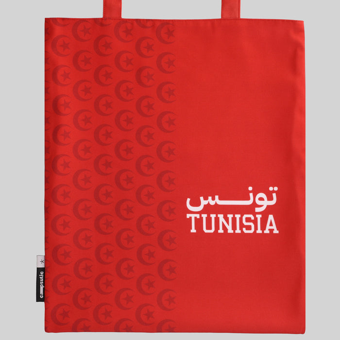 red tote bag