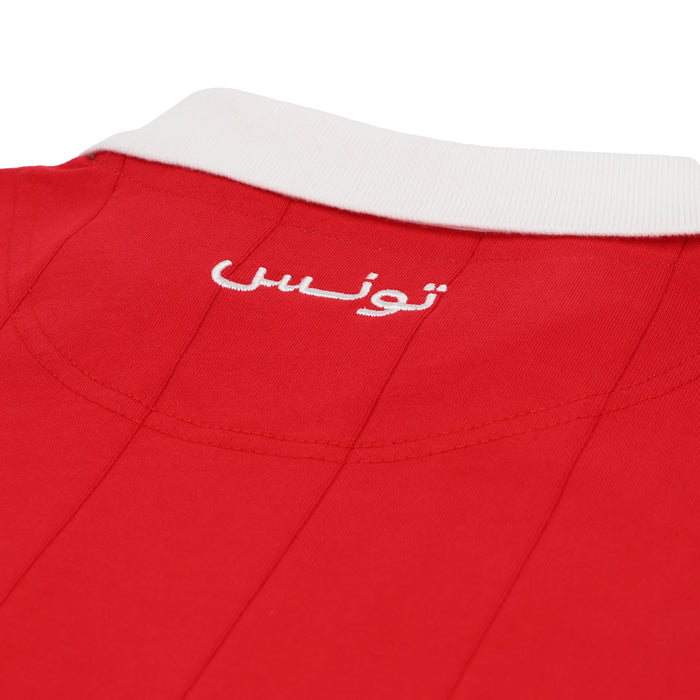 collared embroidered logo t-shirt