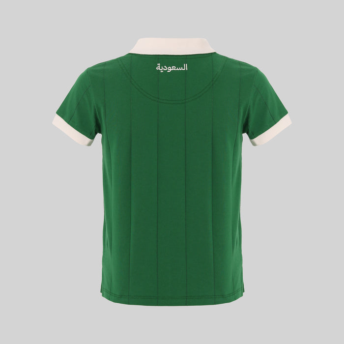 embroidery logo collared t-shirt