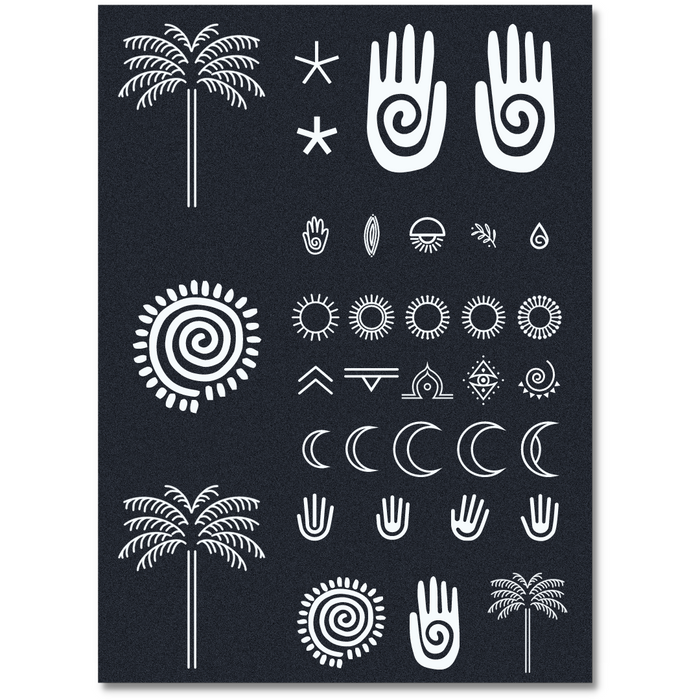 Henna Stickers Kit ملصقات نقوش الحناء