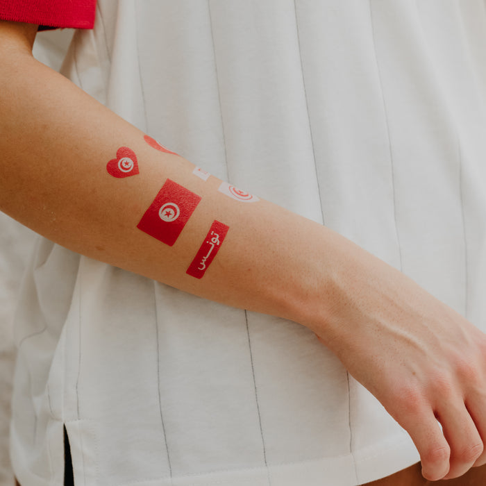 Tunisia temporary tattoo